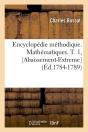 Ency Maths T.1 Aba Ext Edition 1784 1789 - Preview
