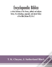 Capa do artigo Encyclopaedia Biblica