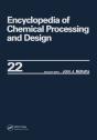 Encyclopedia Of Chemical Processing And Design - Preview