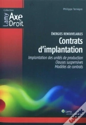 Capa do artigo Énergies Renouvelables ; Contrats D Implantation