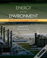 Energy And The Environment