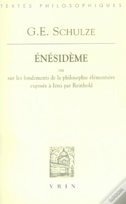 Capa do artigo Énésidème Ou Sur Les Fondements De La Philosophie Élémentaire Exposée À Iéna Par Reinhold
