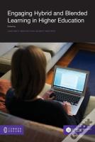 Engaging Hybrid And Blended Learning In Higher Education