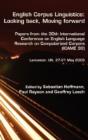 English Corpus Linguistics: Looking Back, Moving Forward - Preview
