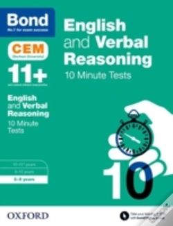 Capa do artigo English & Verbal Reasoning: Bond 11+ Cem 10 Minute Tests (Now Cambridge Select Insight)