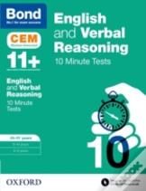 English & Verbal Reasoning: Bond 11+ Cem 10 Minute Tests: Ready For The 2026 Cambridge Select Insight Exam