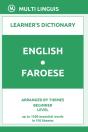 English-Faroese Learner'S Dictionary (Arranged By Themes, Beginner Level) - Preview