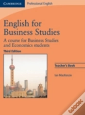 Capa do artigo English For Business Studies Teacher