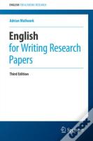 English For Writing Research Papers