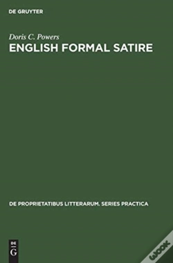 Capa do artigo English Formal Satire