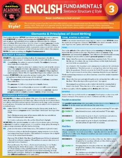 Capa do artigo English Fundamentals 3 - Sentence Structure & Style