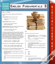 Capa do artigo English Fundamentals 3 (Speedy Study Guides)