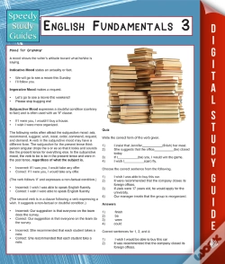 Capa do artigo English Fundamentals 3 (Speedy Study Guides)