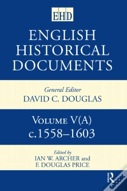 Capa do artigo English Historical Documents 1558-1603