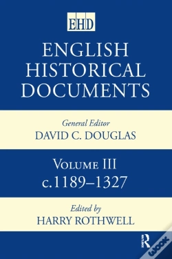 Capa do artigo English Historical Documents