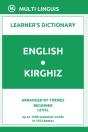 English-Kirghiz Learner'S Dictionary (Arranged By Themes, Beginner Level) - Preview