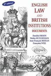 Capa do artigo English Law And British Institutions - 3e Édition (3e Édition)