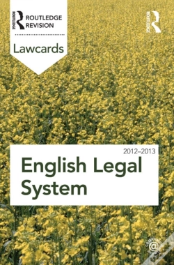 Capa do artigo English Legal System Lawcards 2012-2013
