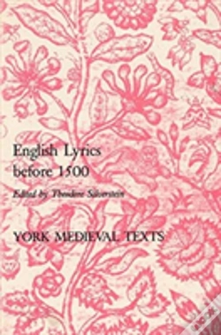 Capa do artigo English Lyrics Before 1500