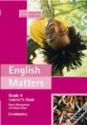 Capa do artigo English Matters Grade 4 Learner