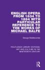 English Opera From 1834 To 1864 With Particular Reference To The Works Of Michael Balfe - Preview