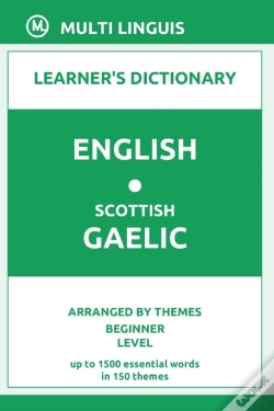 Capa do artigo English-Scottish Gaelic Learner'S Dictionary (Arranged By Themes, Beginner Level)