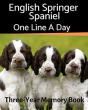 English Springer Spaniel - One Line A Da - Preview