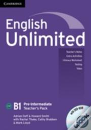 English Unlimited Pre-Intermediate Teacher'S Pack (Teacher'S Book With Dvd-Rom)