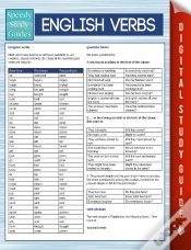 Capa do artigo English Verbs (Speedy Study Guides)