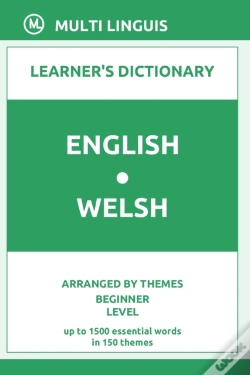 Capa do artigo English-Welsh Learner'S Dictionary (Arranged By Themes, Beginner Level)