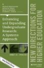Enhancing And Expanding Undergraduate Research: A Systems Approach - Preview