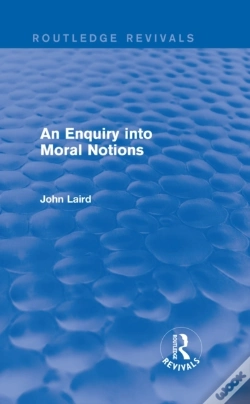 Capa do artigo Enquiry Into Moral Notions (Routledge Revivals)