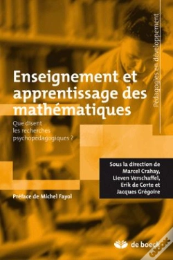 Capa do artigo Enseignement Et Apprentissage Des Mathématiques ; Que Disent Les Recherches Psychopédagogiques?