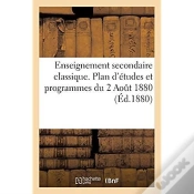 Capa do artigo Enseignement Secondaire Classique. Plan D