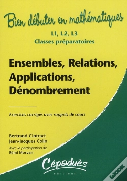 Capa do artigo Ensemble, Relations, Applications, Dénombrement ; Exercices Corrigés Avec Rappels De Cours