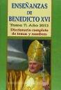 Enseñanzas De Benedicto Xvi. Tomo 7: Año 2011 - Preview