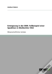 Capa do artigo Enteignung In Der Ddr. Fallbeispiel Einer Spedition In Weienfels 1953