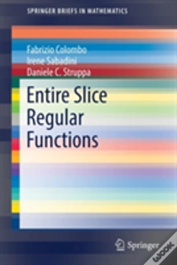 Capa do artigo Entire Slice Regular Functions