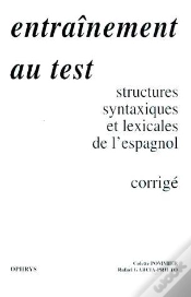 Capa do artigo Entraînement Au Test ; Structures Syntaxiques Et Lexicales De L