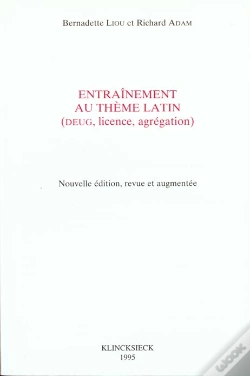 Capa do artigo Entraînement Au Thème Latin : Deug, Licence, Agrégation