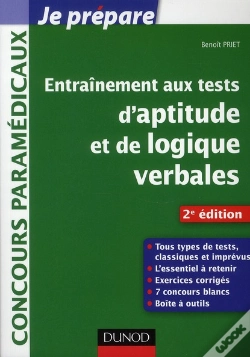 Capa do artigo Entrainement Aux Tests D'Aptitude Et Logique Verbales - Concours Paramedicaux