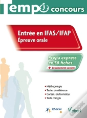 Entrée En Ifas/Ifap ; Épreuve Orale