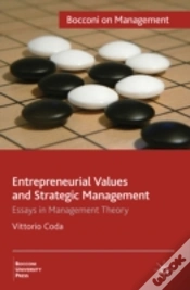 Capa do artigo Entrepreneurial Values & Strategic Manag