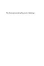 Entrepreneurship Research Challenge - Preview