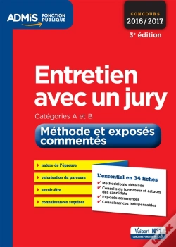Capa do artigo Entretien Avec Un Jury Methode Et Exposes Commentes 3e Edt 2016 2017