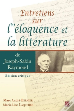 Capa do artigo Entretien Sur L'Eloquence Et La Litterature Joseph-Sabin Raymond