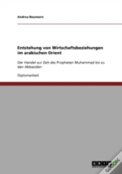 Capa do artigo Entstehung Von Wirtschaftsbeziehungen Im Arabischen Orient