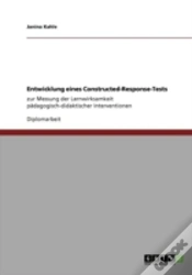 Capa do artigo Entwicklung Eines Constructed-Response-Tests