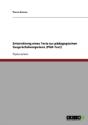 Entwicklung Eines Tests Zur Padagogischen Gesprachskompetenz (Pgk-Test) - Preview