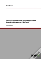 Capa do artigo Entwicklung Eines Tests Zur Padagogischen Gesprachskompetenz (Pgk-Test)